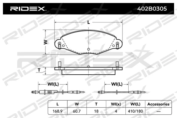 Brake Pad Set, disc brake