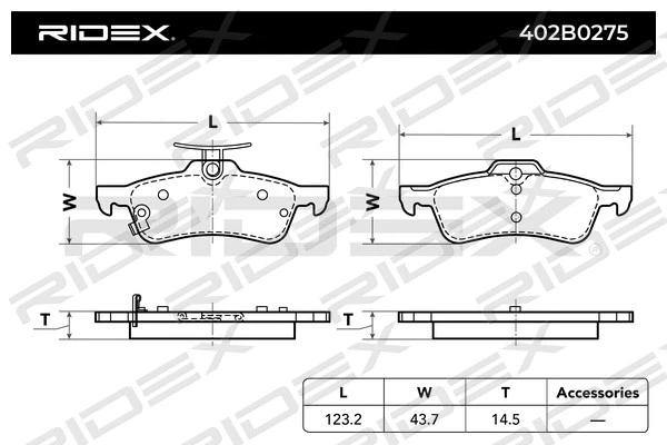 Brake Pad Set, disc brake