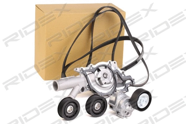 Water Pump + V-Ribbed Belt Kit