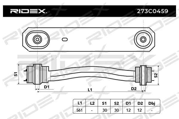 Control/Trailing Arm, wheel suspension