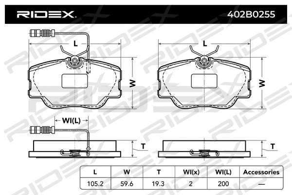 Brake Pad Set, disc brake