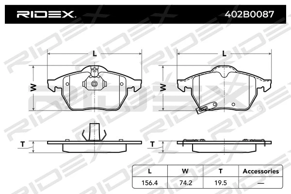 Brake Pad Set, disc brake