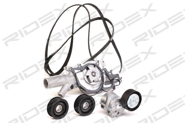 Water Pump + V-Ribbed Belt Kit