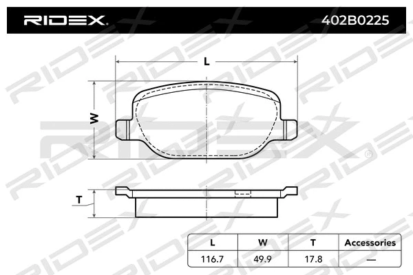 Brake Pad Set, disc brake