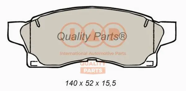Brake Pad Set, disc brake (704-17077)