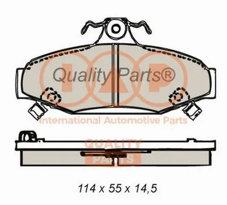 Brake Pad Set, disc brake (704-18021)