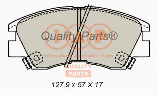 Brake Pad Set, disc brake (704-12020)