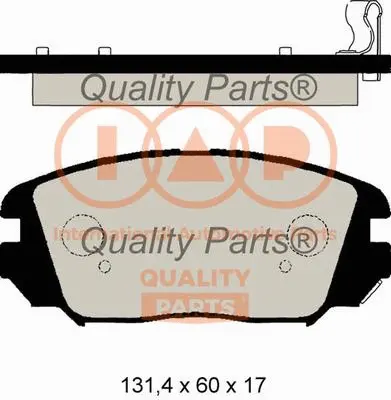 Brake Pad Set, disc brake (704-21110)