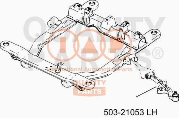 Control/Trailing Arm, wheel suspension (503-21053)