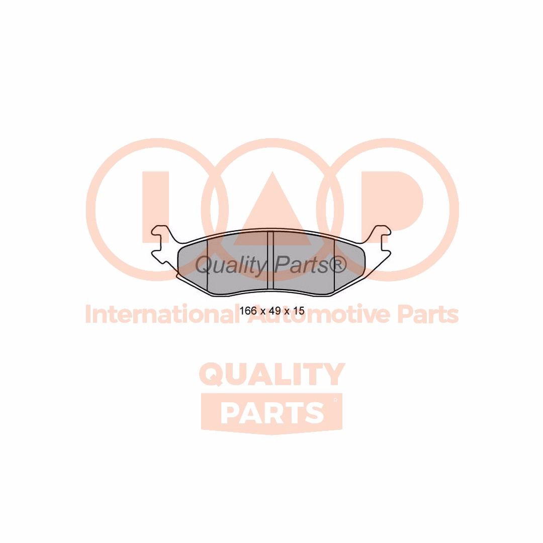 Brake Pad Set, disc brake (704-00032X)