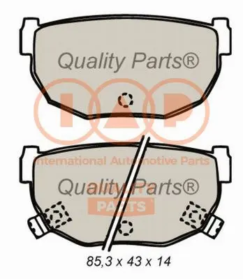 Brake Pad Set, disc brake (704-13079)
