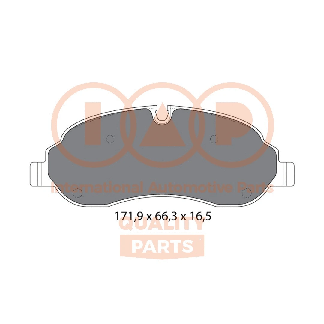 Brake Pad Set, disc brake (704-04050)