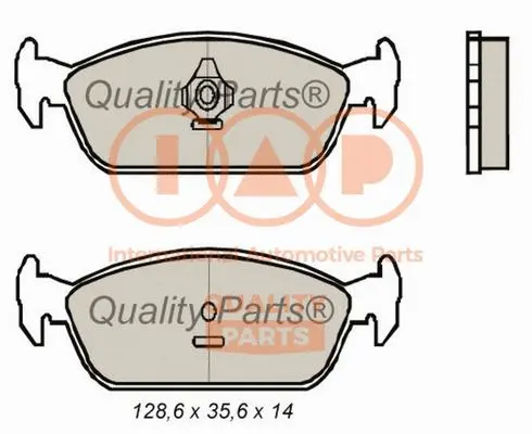 Brake Pad Set, disc brake (704-03092)