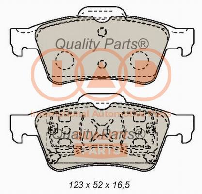Brake Pad Set, disc brake (704-13180X)