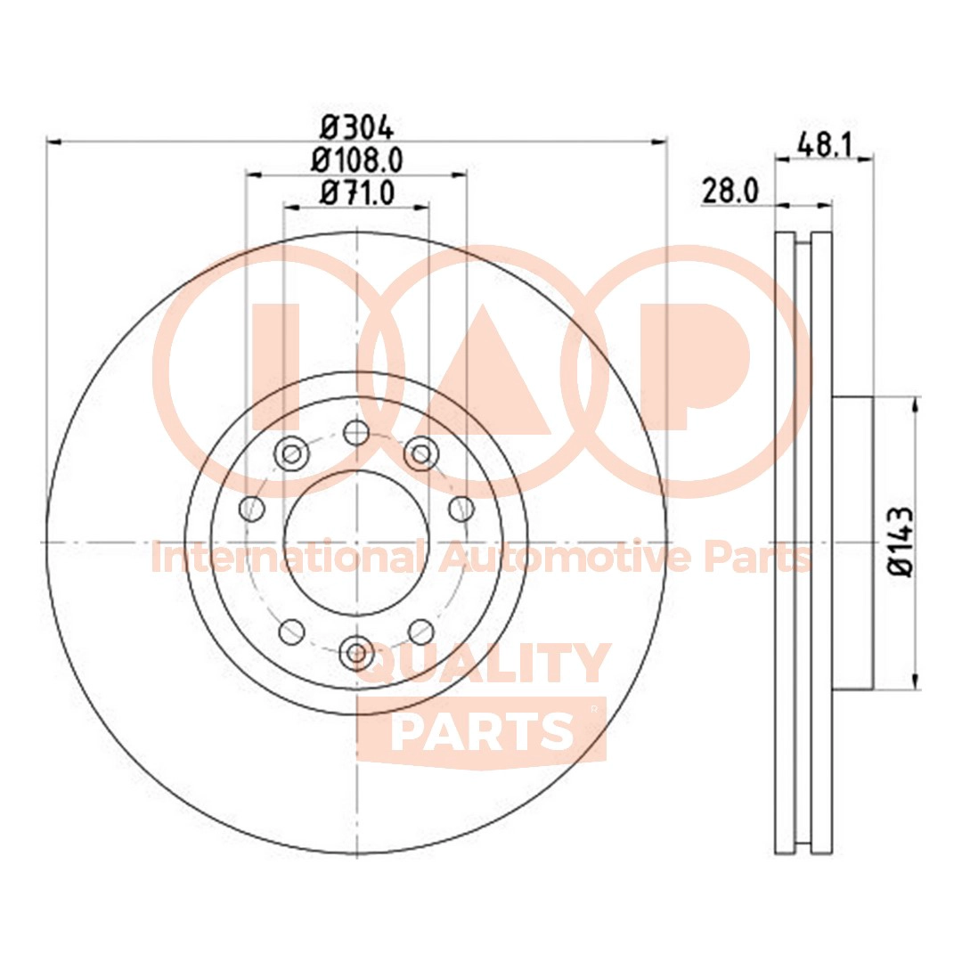 Brake Disc (709-52032)