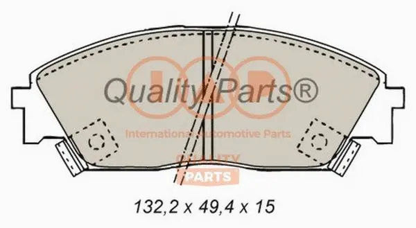 Brake Pad Set, disc brake (704-06012)