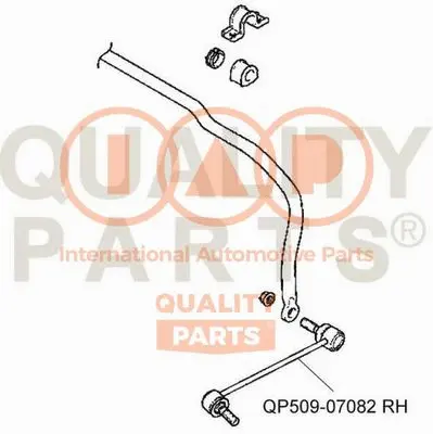 Link/Coupling Rod, stabiliser bar (509-07082)