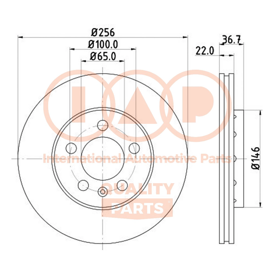 Brake Disc (709-50040)