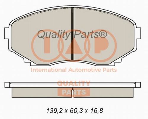 Brake Pad Set, disc brake (704-11060X)