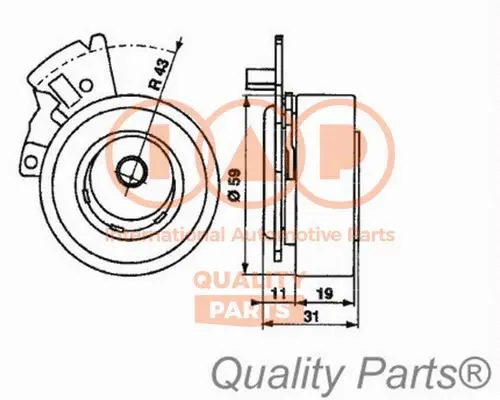Tensioner Pulley, timing belt