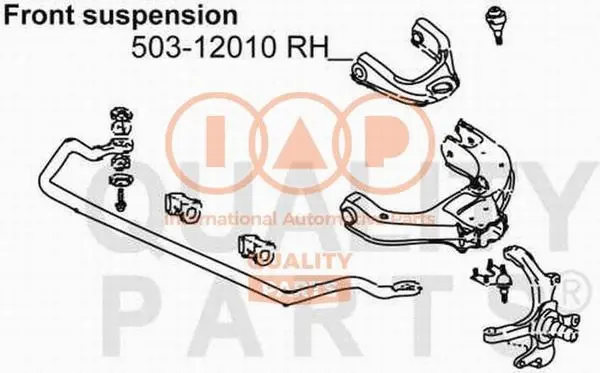 Control/Trailing Arm, wheel suspension (503-12010)
