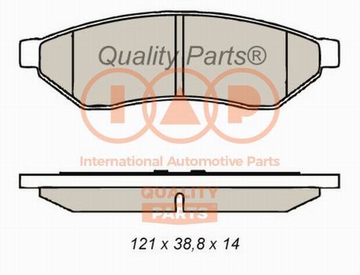 Brake Pad Set, disc brake (704-20047X)