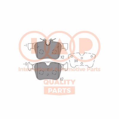 Brake Pad Set, disc brake (704-14082X)
