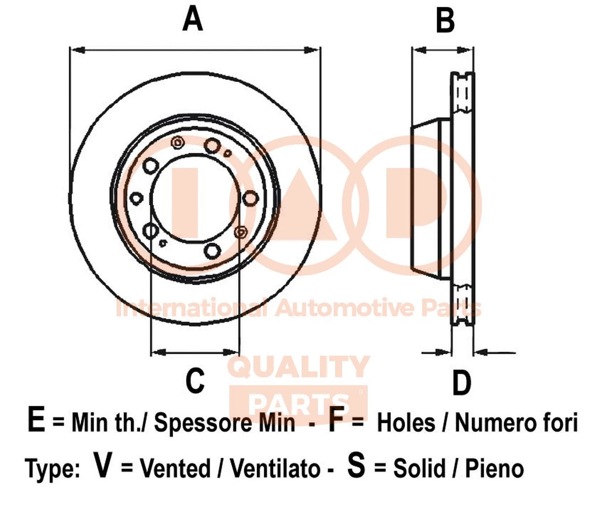 Brake Disc (709-14077)