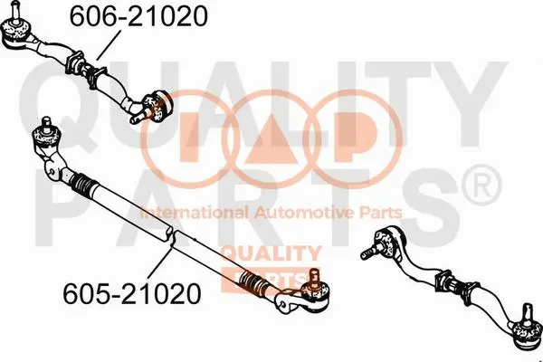 Angled Ball Joint, steering drag link (606-21020)