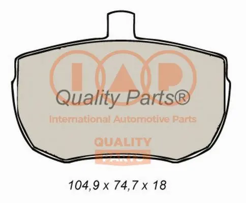 Brake Pad Set, disc brake (704-14030)