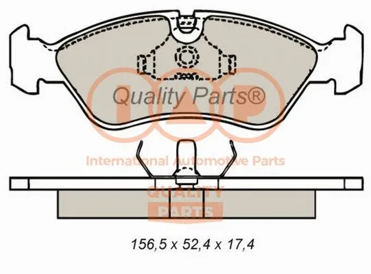Brake Pad Set, disc brake (704-20010)
