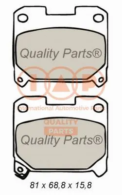 Brake Pad Set, disc brake (704-17191)