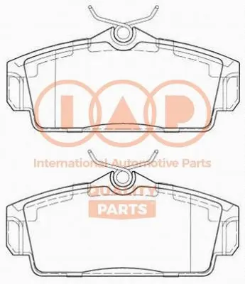 Brake Pad Set, disc brake (704-13085P)