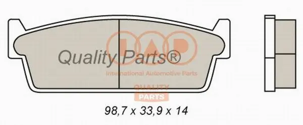 Brake Pad Set, disc brake (704-13077)