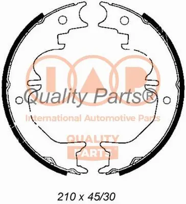 Brake Shoe Set, parking brake (705-17052)