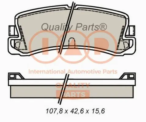 Brake Pad Set, disc brake (704-17097)