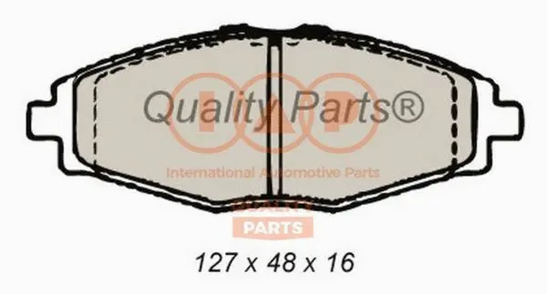 Brake Pad Set, disc brake (704-20062G)