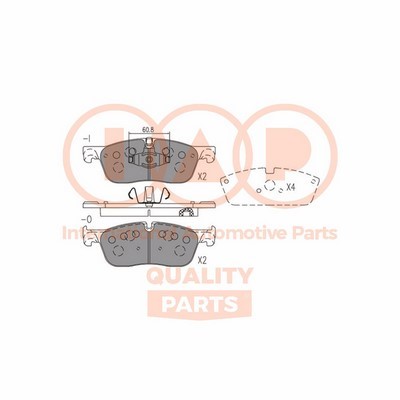 Brake Pad Set, disc brake (704-14081X)