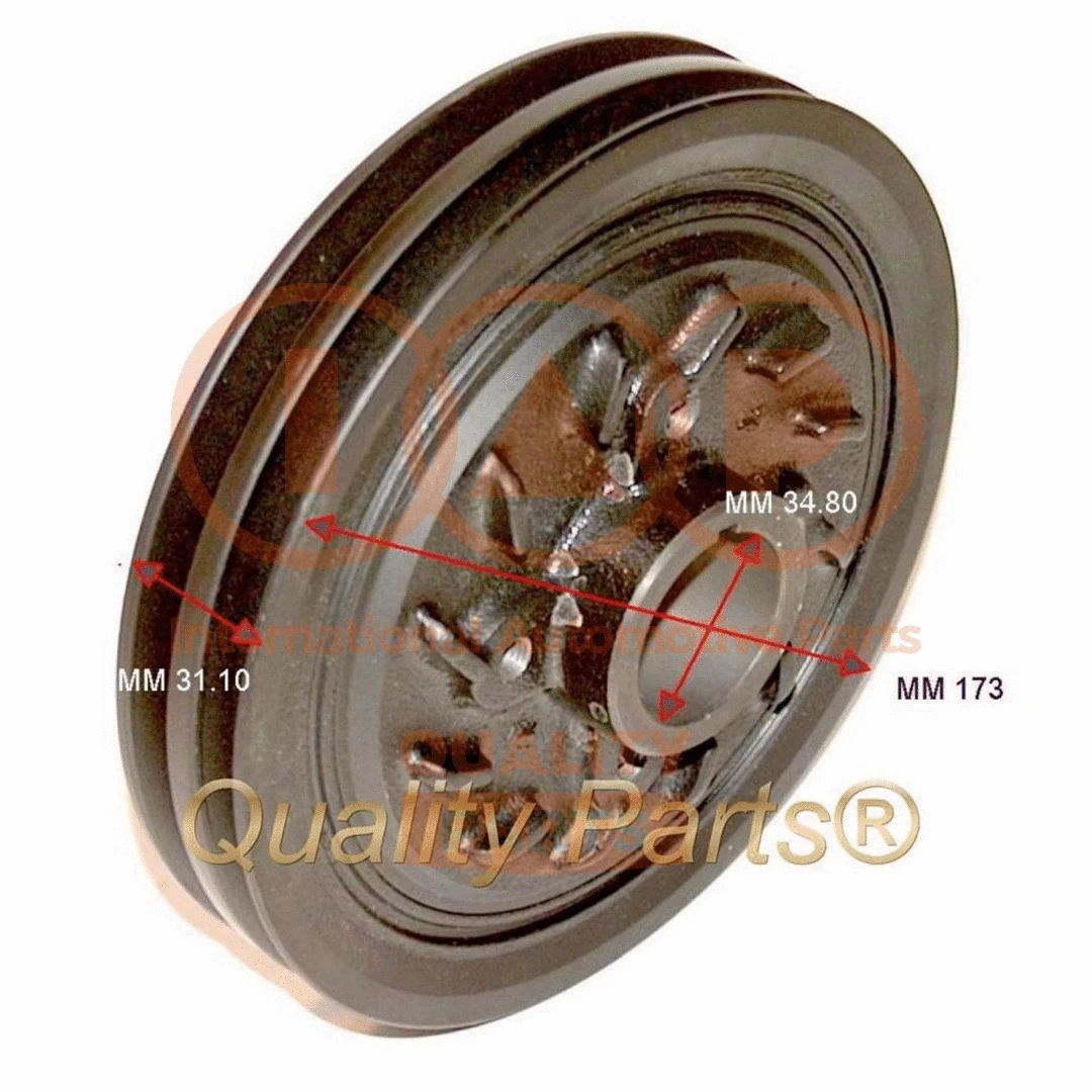 Belt Pulley, crankshaft