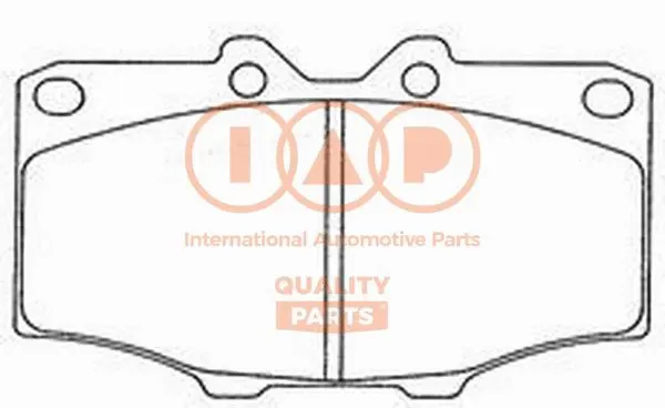 Brake Pad Set, disc brake (704-17020P)