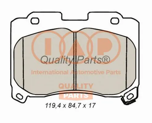 Brake Pad Set, disc brake (704-17099)