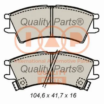 Brake Pad Set, disc brake (704-07090)