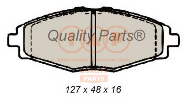 Brake Pad Set, disc brake (704-25000X)