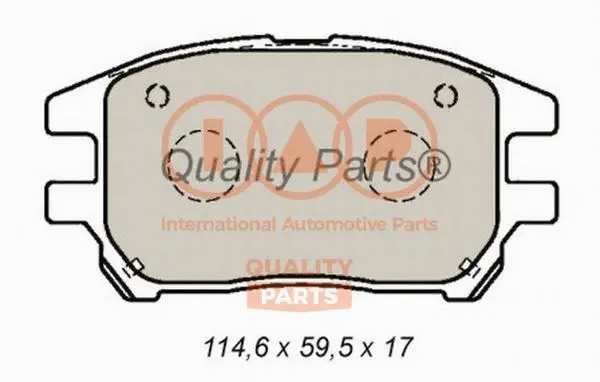 Brake Pad Set, disc brake (704-17131)