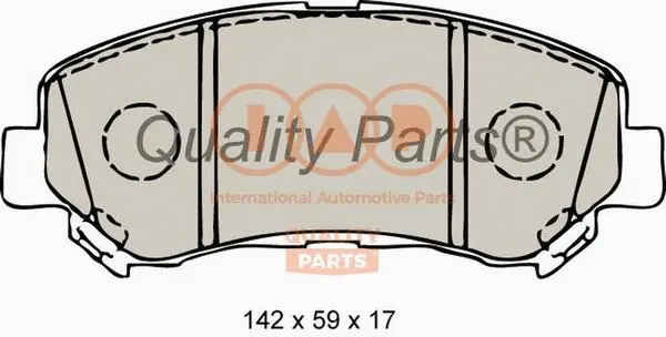 Brake Pad Set, disc brake (704-13102)