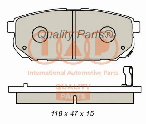 Brake Pad Set, disc brake (704-21084)