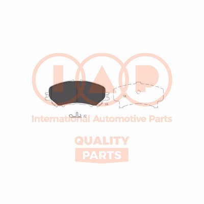 Brake Pad Set, disc brake (704-13111X)