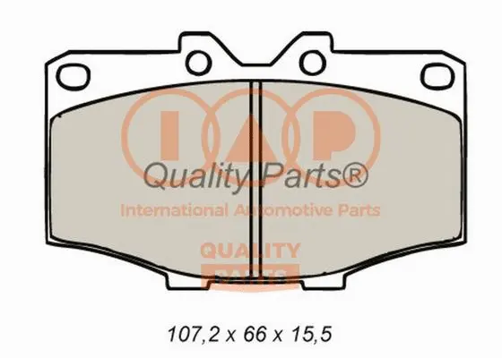 Brake Pad Set, disc brake (704-17020)