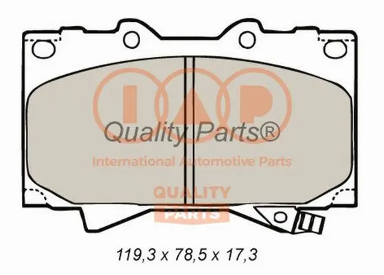 Brake Pad Set, disc brake (704-17052)