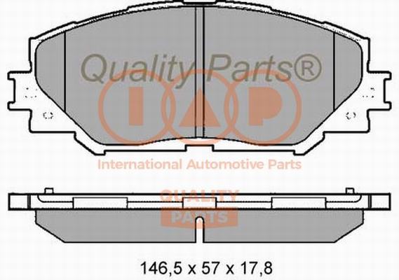 Brake Pad Set, disc brake (704-17055X)